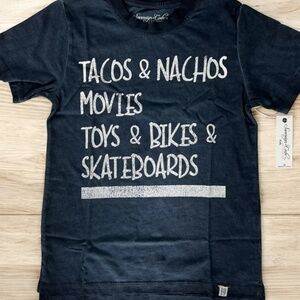 Sovereign Code Boys T-Shirt Crew neck navy blue Size 4 new